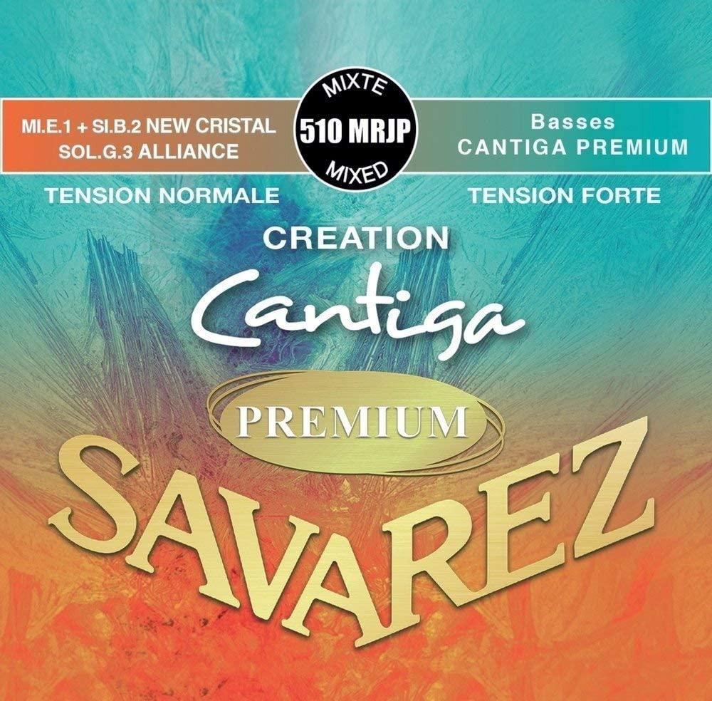 Savarez - Encordado Creation Cantiga Premium para Guitarra Clásica, Tensión: Mixta Mod.510MRJP