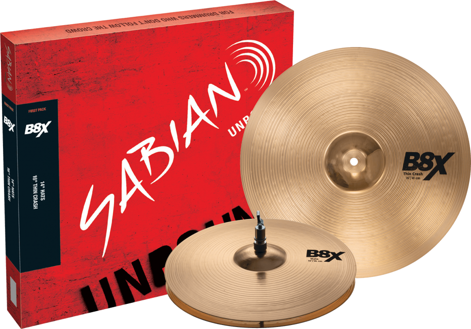 Sabian - Platillos B8 1o Pack Incl. Hats 14 y Crash 16 Mod.45011X
