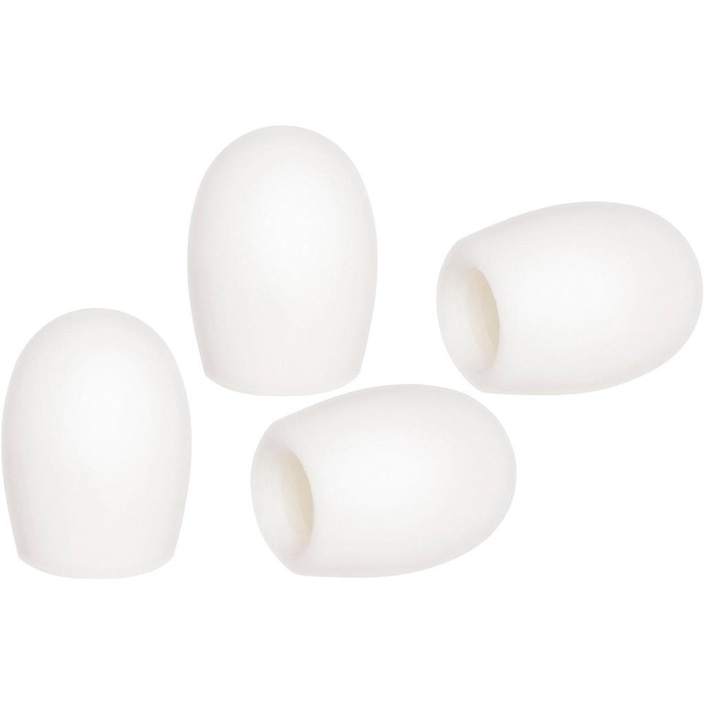 Ahead - 4 Puntas de Nylon para Baquetas MT, Color: Blancas Mod.5AT