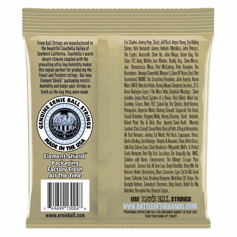 Ernie Ball - 3 Set de Encordados Earthwood Light Bronce para Guitarra Acústica, 11 - 52 Mod.3004