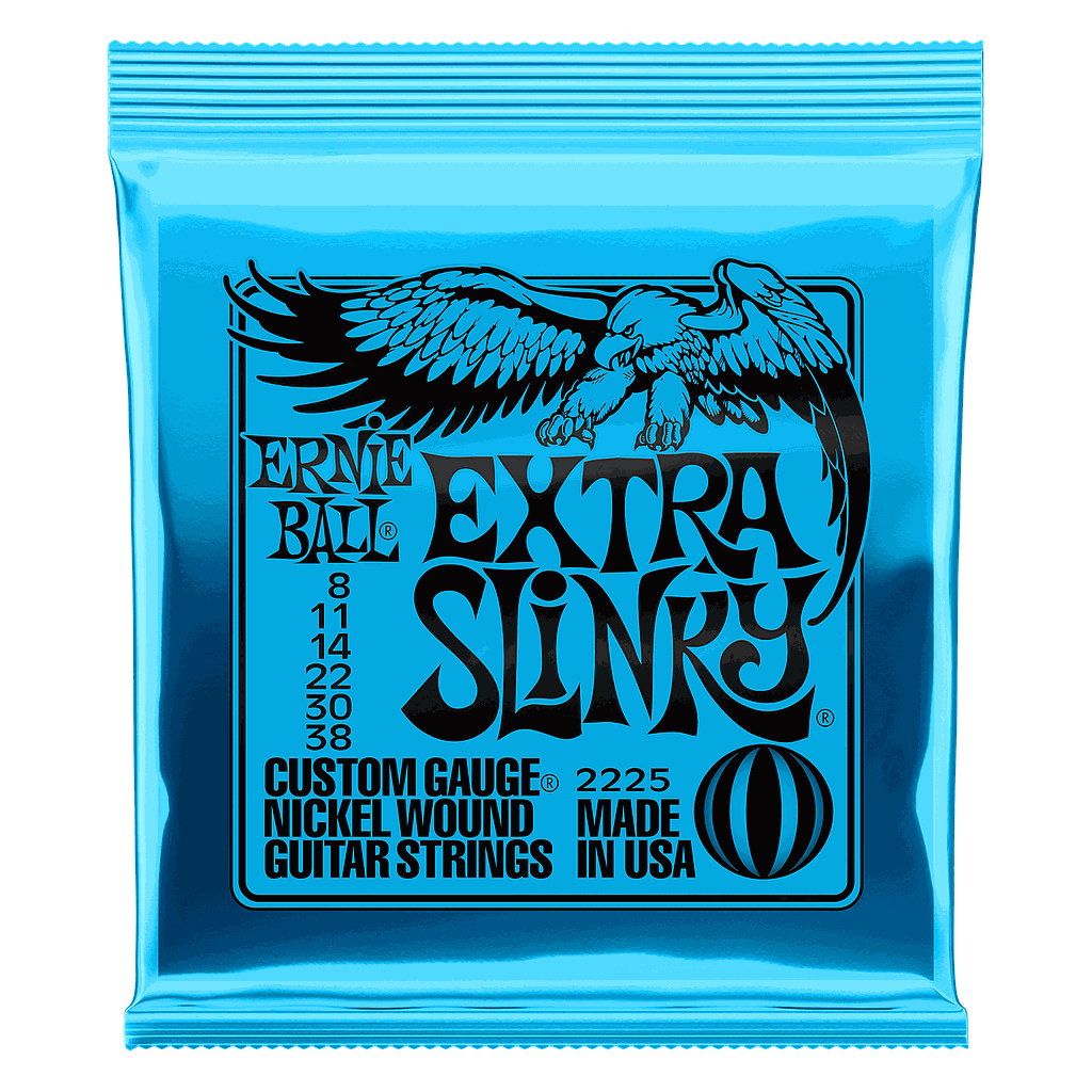 Ernie Ball - Encordado para Guitarra Electrica Extra Slinky Azul Mod.2225