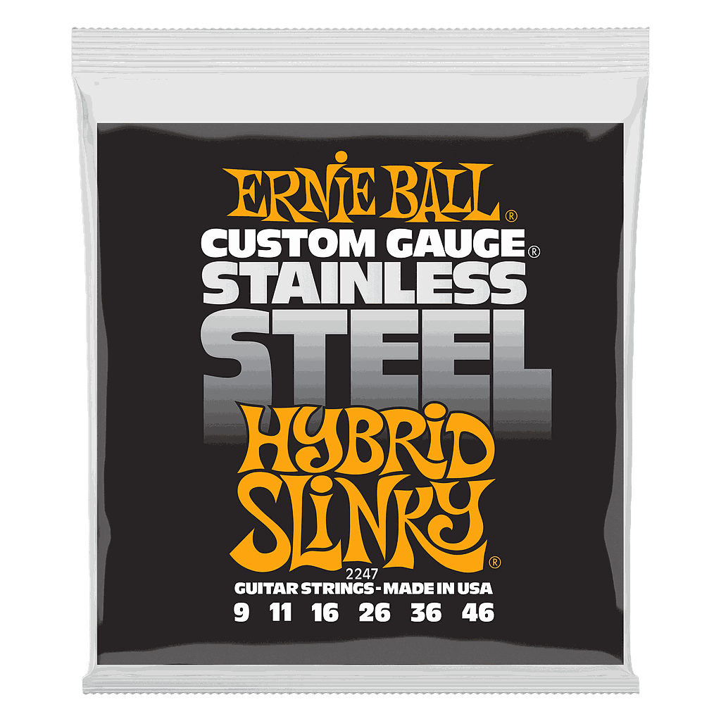 Ernie Ball - Encordado para Guitarra Electrica Hybrid Slinky Acero Mod.2247