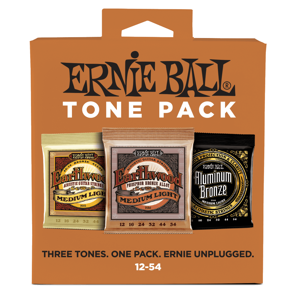 Ernie Ball - Juego de Encordados Tone Pack Medium 12-54 Mod.3313