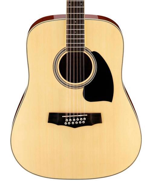 Ibañez - Guitarra Acustica de 12 Cuerdas, Color: Natural Mod.PF1512-NT