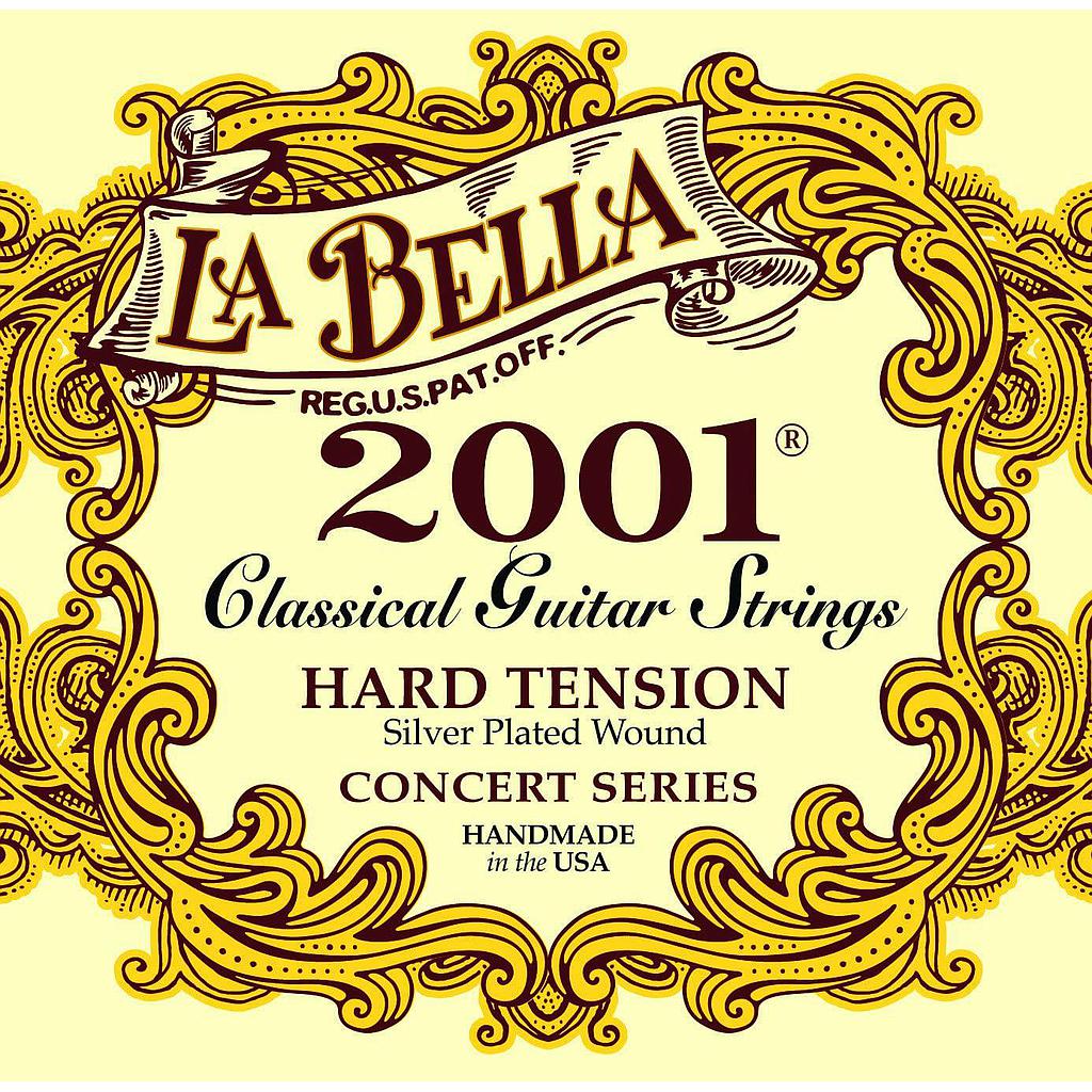 La Bella - Encordado para Guitarra Clásica 2001 Tension Dura Mod.2001HARD