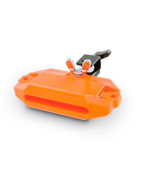 Latin Percussion - Redoba Piccolo, Material Plastico Color Naranja con Soporte Mod.LP1204