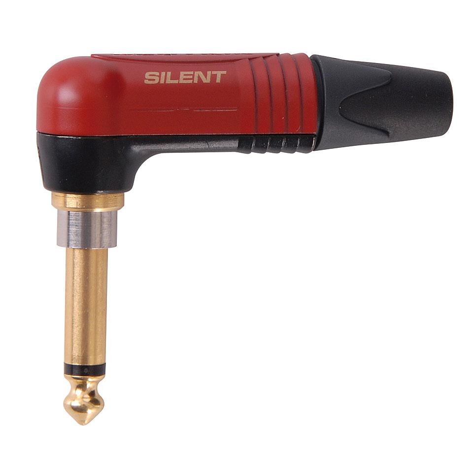 Neutrik - Plug de 1/4" Monoaural con Reed Switch Angulado A 90º Mod.NP2RX-AU-SILENT