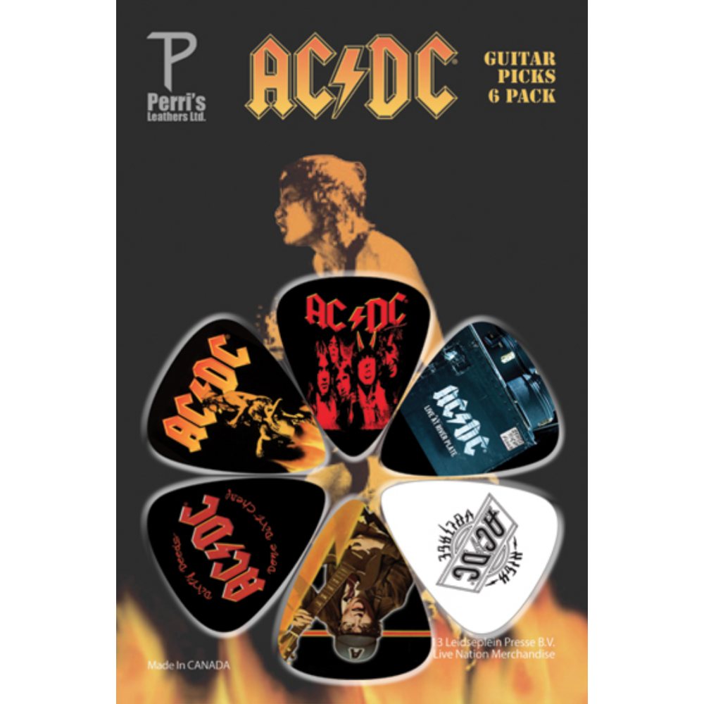 Perris - 6 Plumillas AC DC Mod.LP-ACDC4