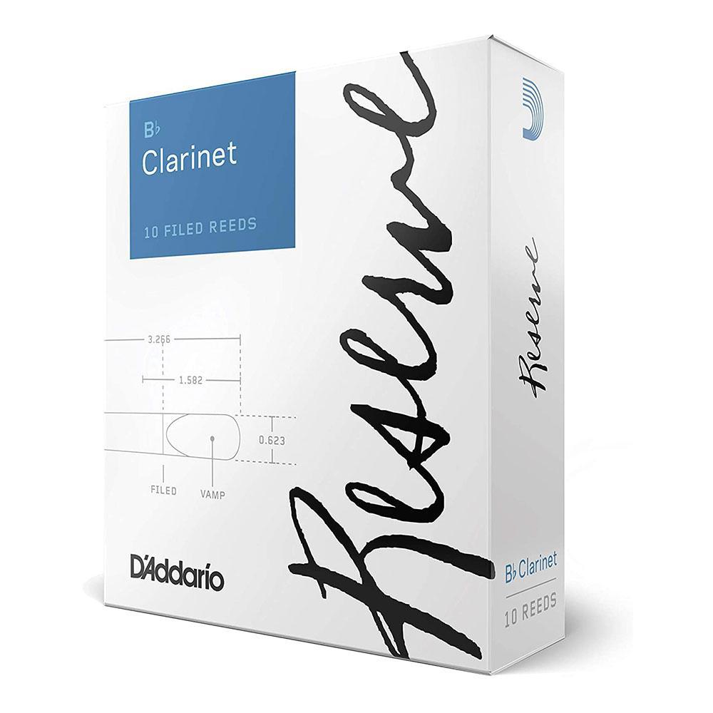 D'Addario - 10 Cañas Reserve para Clarinet Sib Mod.DCR10