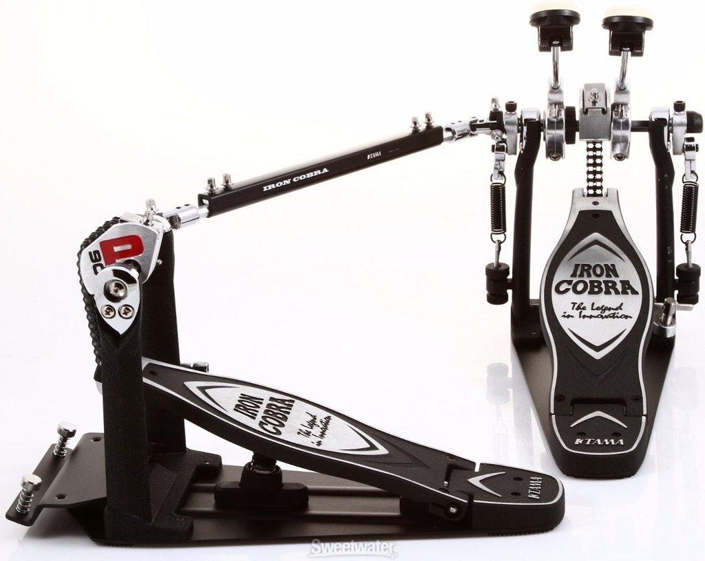 Tama - Pedal Doble para Bombo Iron Cobra con Estuche Mod.HP900PWN