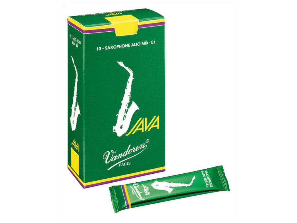 Vandoren - Cañas JAVA para Sax Alto, 10 Piezas Mod.SR26__