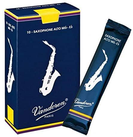 Vandoren - Cañas Mib para Sax Alto, 10 Piezas Mod.SR21__