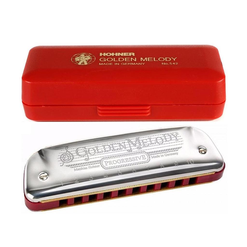 Hohner - Armónica Golden Melody en Si Mayor 542/20 Mod.M542126X