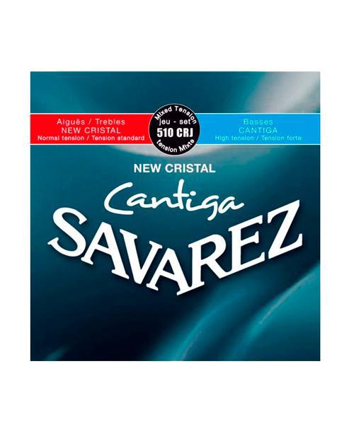 Savarez - Encordado para Guitarra, Cristal Cantiga Tensión Normal/Alta Mod.510CRJ