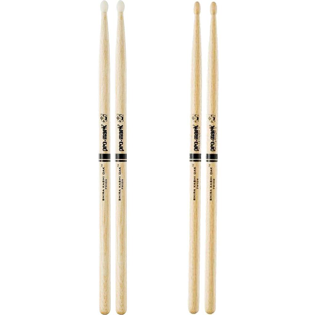 Promark - Baqueta 5B de Roble, Punta: Varias Mod.PW5B_