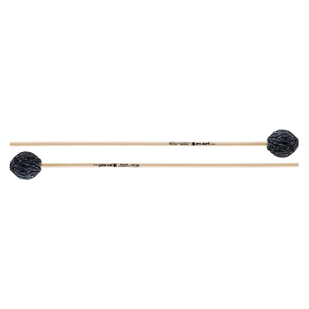 Promark - Baquetones Diversity Series para Marimba, Material: Estambre Calibre: Hard Mod.DV4