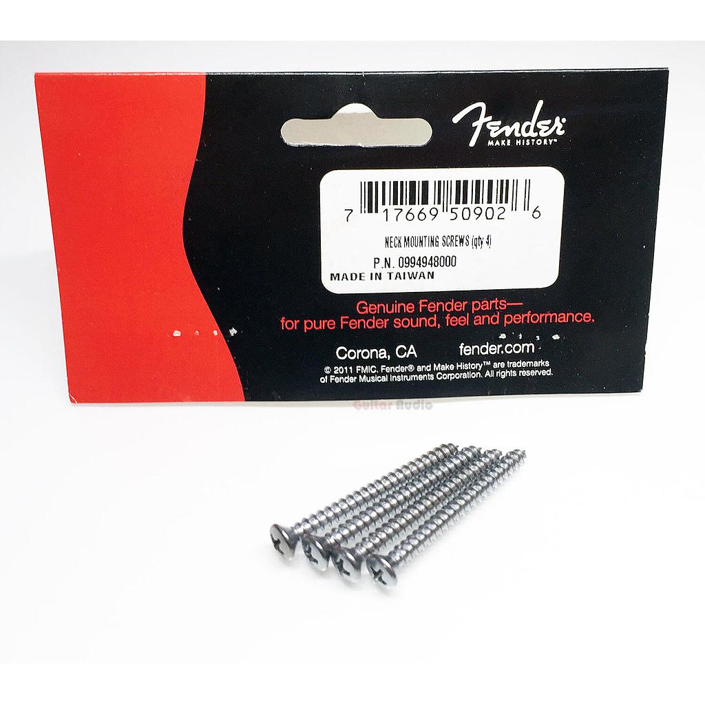 Fender - Tornillos para Montura de Guitarra Mod.0994948000