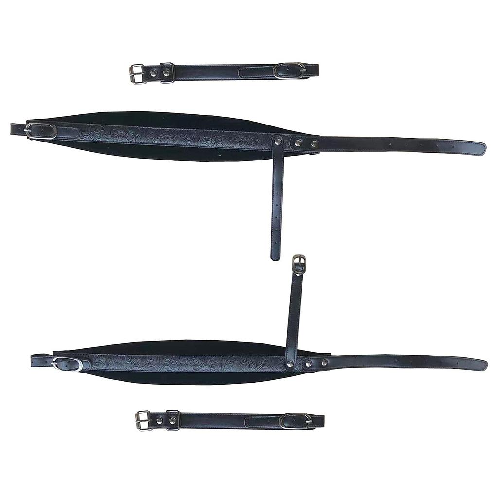 Hohner - Tahali Para Acordeon, Piel Negro Mod.HOT10-BK