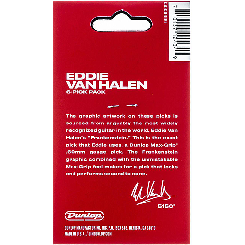 Dunlop - 6 Plumillas Van Halen, Frankestein Mod.EVHP02_4