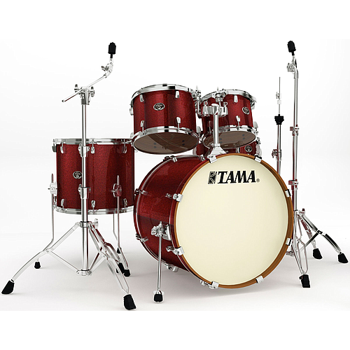 Tama - Batería Silverstar 5 Piezas con Atriles, Color: Vino Mod.VD52KRS-VBG