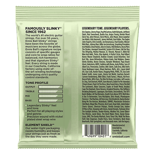 Ernie Ball - Encordado Magnum Slinky Para Guitarra Eléctrica, Niquel 0.012-0.056 2618_40
