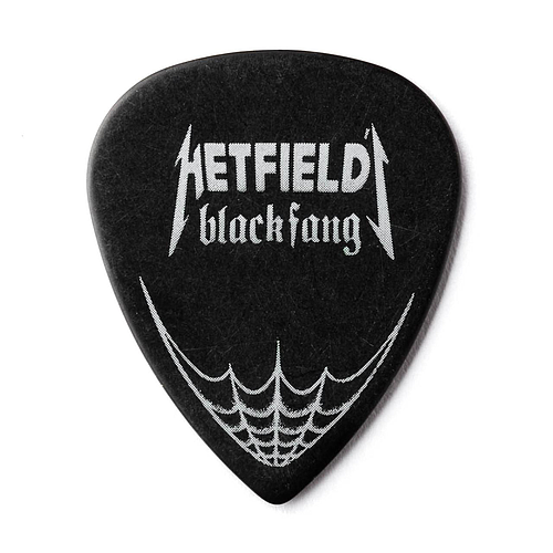 Dunlop - 6 Plumillas James Hetfield Black Fang Custom para Guitarra, Tamaño: 1.14mm Mod.PH112P114_6