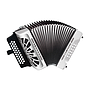 Hohner - Acordeon Compadre, Diat.Sol-Do-Fa, Color: Blanco Mod.A48231