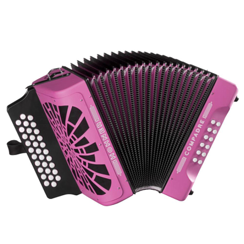 Hohner - Acordeon Compadre, Diat.Sol-Do-Fa, Color: Violeta con Mochila Mod.A48211_2
