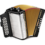 Hohner - Acordeon Corona II Diatónico Sol-Do-Fa, Color: Negro con Mochila Mod.A56211_4