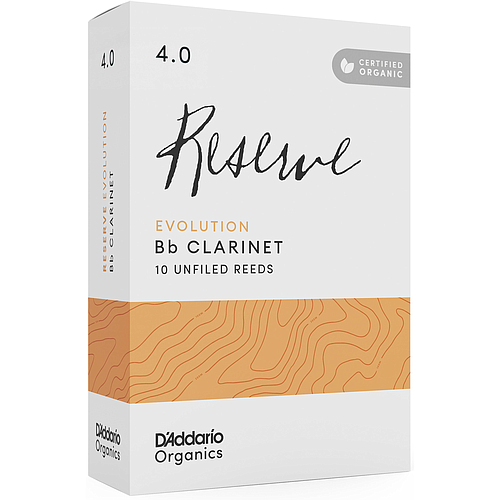 D'Addario - 10 Cañas Reserve Evolution para Clarinete Sib, Medida: 4.0 Mod.DCE1040_13