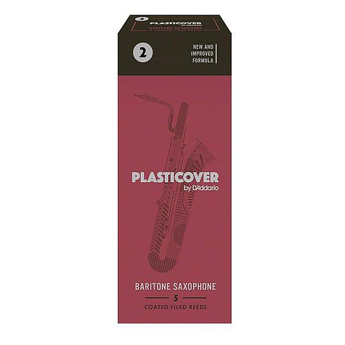 D'Addario - Cañas Plasticover para Sax Baritono, 5 Piezas Medida: 2 Mod.RRP05BSX200_84