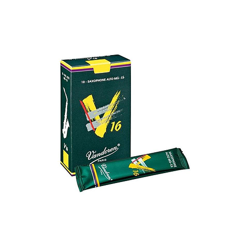 Vandoren - 10 Cañas V16 para Saxofón Alto, Medida: 3 Mod.SR703_62
