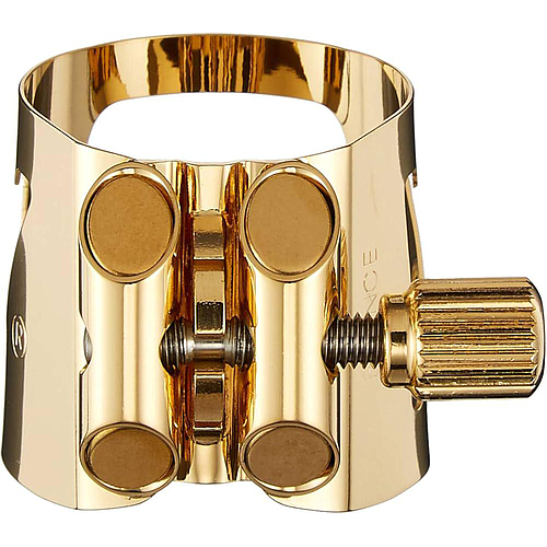 Vandoren - Abrazadera y Tapa para Sax Baritono, Dorado Mod.LC59DP_83