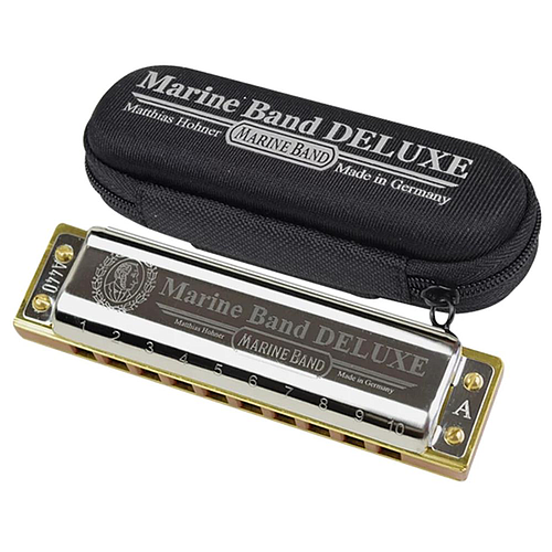 Hohner - Armónica Marine Band Deluxe en Si Mayor Mod.M200512X_42