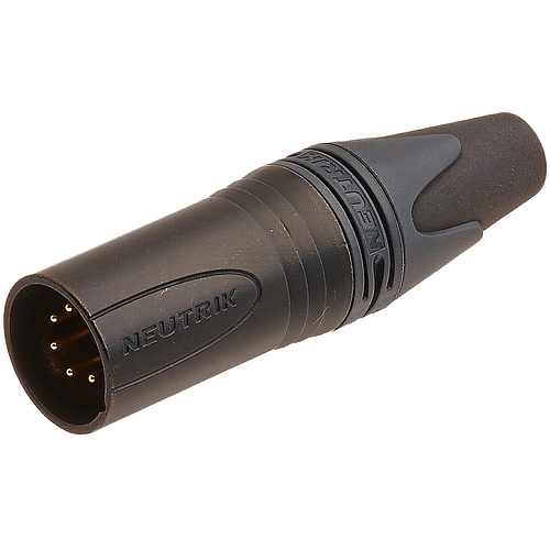 Neutrik - Conector XLR Macho 5 Polos Serie XX Contactos en Oro Mod.NC5MXX-B_39
