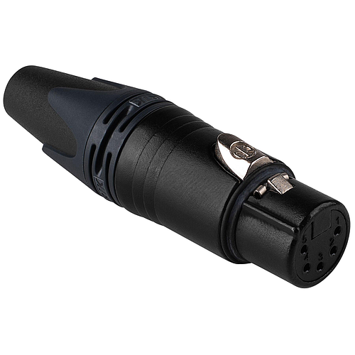 Neutrik - Conector XLR Hembra 5 Polos Serie XX Contactos en Oro Mod.NC5FXX-B_42