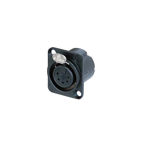 Neutrik - Conector XLR Hembra con 5 Polos Serie D-LX Mod.NC5FD-LX_49
