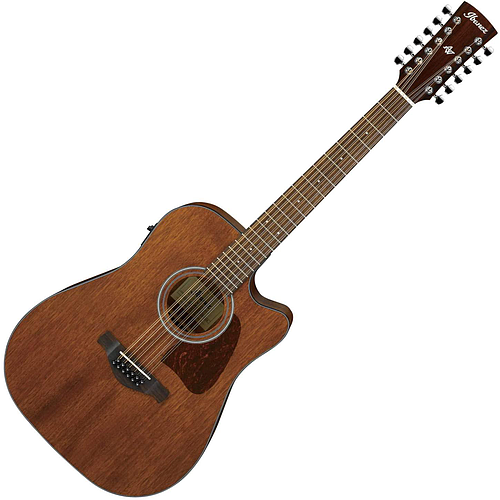 Ibañez - Guitarra Electroacústica Artwood de 12 Cuerdas, Color: Caoba Poro Abierto Mod.AW5412CE-OPN_126