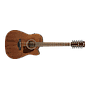 Ibañez - Guitarra Electroacústica Artwood de 12 Cuerdas, Color: Caoba Poro Abierto Mod.AW5412CE-OPN_127