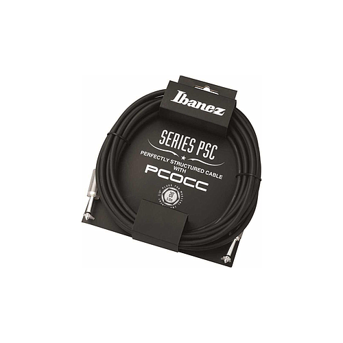 Ibañez - Cable para Instrumento PSC 6.10 m. Recto, Color Negro Mod.PSC20_83