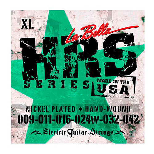 La Bella - Encordado HRS para Guitarra Eléctrica, Extra Light 09-42 Mod.HRS-XL_70