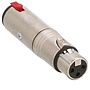 Neutrik - Adaptador XLR Hembra 3 Pines a Jack Estéreo 1/4" Mod.NA3FJ_357