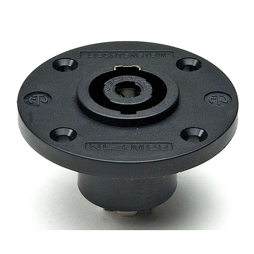 Neutrik - Conector Speakon 4 Polos Macho Para Chasis Redondo Mod.NL4MPR_436