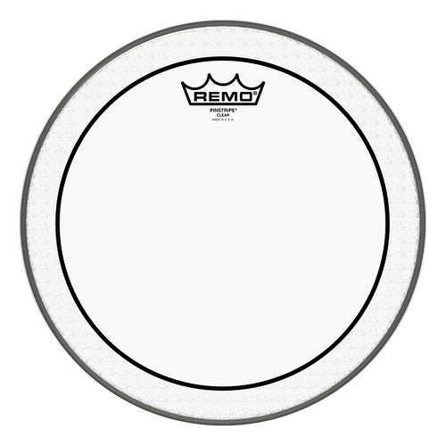 Remo - Parche Pinstripe Hidráulico, Tamaño: 12" Color: Transparente Mod.PS-0312-00_59