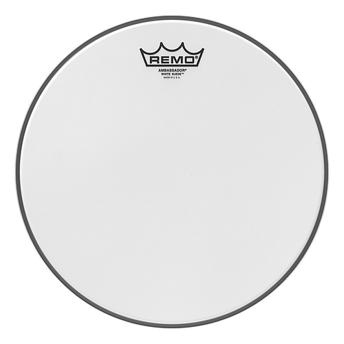 Remo - Parche White Suede Ambassador, Tamaño: 12" Mod.BA-0812-WS_4