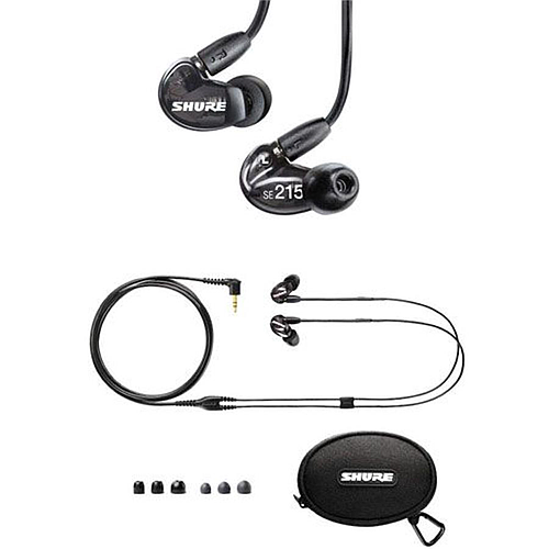 Shure - Audífonos In-Ear con Aislamiento de Sonido, Color: Transparente Mod.SE215-CL_28