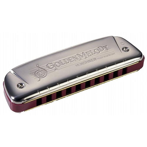 Hohner - Armónica Golden Melody en Re Mayor 542/20 Mod.M542036X_71