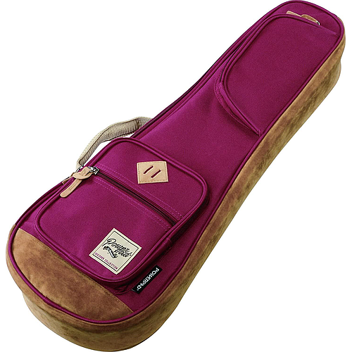 Ibañez - Funda Powerpad Designer para Ukulele Concierto, Color: Vino Mod.IUBC541-WR_8