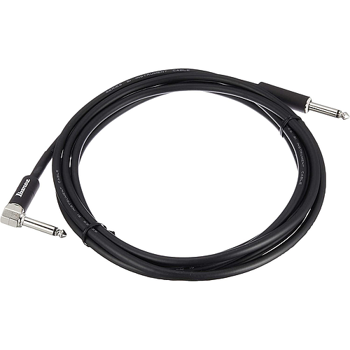 Ibañez - Cable para Instrumento SI, Tamaño: 3.05 mts. Negro Recto/Ang. Mod.SI10L_20