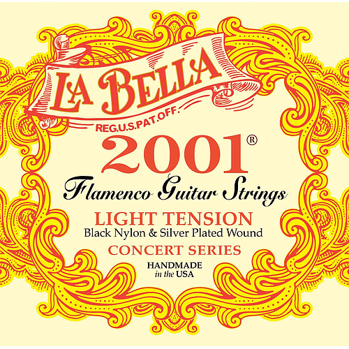 La Bella - Encordado para Guitarra Flamenca 2001, Nylon Ten M Mod.2001FLAM_2